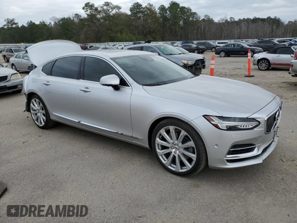 2018 Volvo S90 Inscription with VIN LVYBC0AL4JP035893, listed as a Copart auction lot 86851984 with 82,234 mi miles and Salvage Title. Bid and sale history available at carsss.com. Image 4.