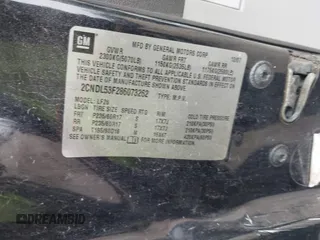 2008 Chevrolet Equinox LT with VIN 2CNDL53F286073262, listed as a IAAI auction lot 41893772 with 142,033 mi miles. Bid and sale history available at carsss.com. Image 9.