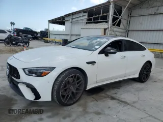 2024 Mercedes-Benz AMG GT 53 с VIN W1K7X6BB8RV000216, выставлен на аукционе Copart как лот 78584814 с пробегом 7 421 миль миль и Списание • Salvage title. История ставок и продаж доступна на DreamBid. Изображение 1.