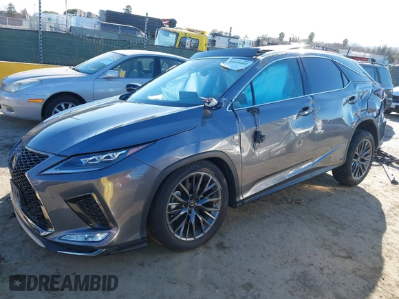 2021 Lexus RX 350 F Sport z VIN 2T2YZMDA7MC281269, wystawiony jako IAAI lot #41418485 z przebiegiem 40 913 mil mil oraz . Historia ofert i sprzedaży dostępna na DreamBid. Obrazek 2.