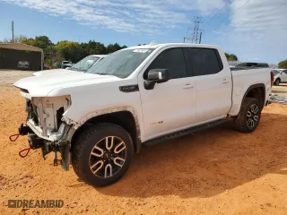 2022 GMC Sierra 1500 Limited AT4 with VIN 1GTP9EEL1NZ156183, listed as a Copart auction lot 75802694 with 79,136 mi miles and Salvage Title. Bid and sale history available at carsss.com. Image 1.