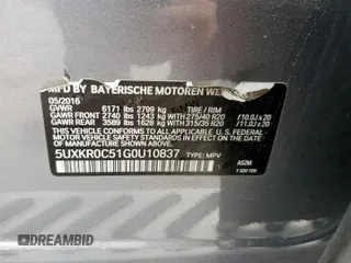 2016 BMW X5 xDrive35i z VIN 5UXKR0C51G0U10837, wystawiony jako Copart lot #60423765 z przebiegiem 138 677 mil mil oraz Czysty tytuł • Clean title. Historia ofert i sprzedaży dostępna na DreamBid. Obrazek 13.