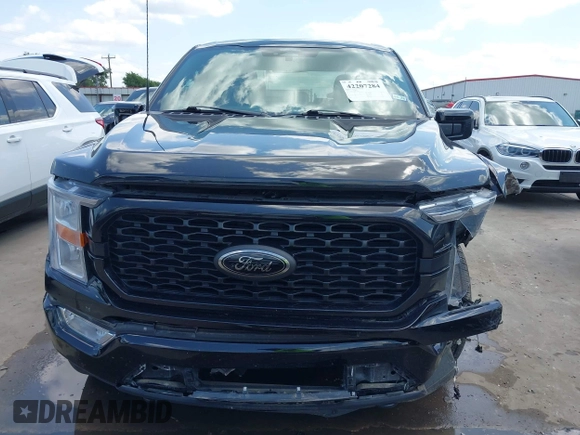 2022 Ford F-150 XL with VIN 1FTFW1E5XNFC27087, listed as a IAAI auction lot 42207284 with 37,745 mi miles and . Bid and sale history available at DreamBid. Image 17.
