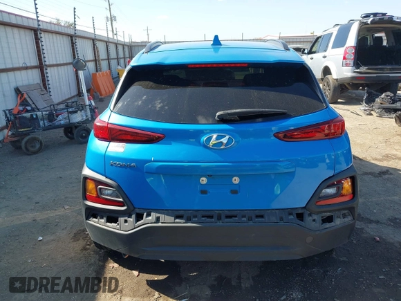 2019 Hyundai Kona SEL with VIN KM8K62AA6KU287071, listed as a IAAI auction lot 40654840 with 93,566 mi miles and . Bid and sale history available at DreamBid. Image 17.