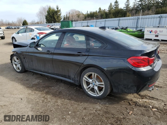 2019 BMW 4 Series 430i xDrive with VIN WBA4J3C53KBL09716, listed as a Copart auction lot 49602685 with 123,258 mi miles and Salvage title. Bid and sale history available at DreamBid. Image 2.