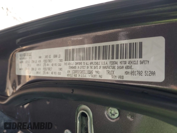 2016 Ram 1500 Express z VIN 1C6RR6KG0GS118906, wystawiony jako IAAI lot #42155565 z przebiegiem 148 016 mil mil oraz . Historia ofert i sprzedaży dostępna na DreamBid. Obrazek 9.