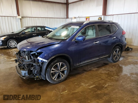 2017 Nissan Rogue SV with VIN 5N1AT2MV7HC858990, listed as a Copart auction lot 55494495 with 108,589 mi miles and Salvage title. Bid and sale history available at DreamBid. Image 1.