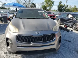 2017 Kia Sportage LX with VIN KNDPM3AC3H7081091, listed as a Copart auction lot 53620735 with 133,819 mi miles and Salvage Title. Bid and sale history available at carsss.com. Image 5.