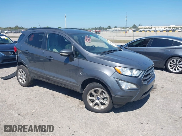 2020 Ford EcoSport SE with VIN MAJ6S3GL3LC317804, listed as a IAAI auction lot 41737555 with 67,582 mi miles and . Bid and sale history available at DreamBid. Image 1.