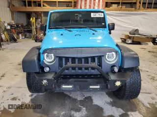 2018 Jeep Wrangler JK Unlimited Sport S with VIN 1C4BJWDG2JL818457, listed as a Copart auction lot 60877004 with 78,503 mi miles and Salvage Title. Bid and sale history available at carsss.com. Image 5.
