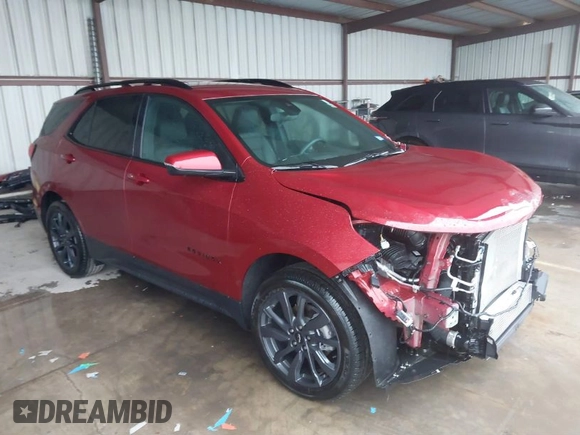 2024 Chevrolet Equinox RS with VIN 3GNAXMEG5RS206537, listed as a IAAI auction lot 41524098 with 14,291 mi miles and . Bid and sale history available at DreamBid. Image 1.