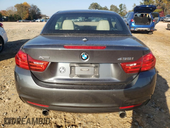 2015 BMW 4 Series 435i xDrive with VIN WBA3T7C52F5A36871, listed as a Copart auction lot 76687684 with 79,749 mi miles and Salvage title. Bid and sale history available at DreamBid. Image 6.