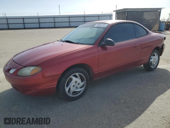 2001 Ford Escort ZX2 with VIN 3FAFP11311R214961, listed as a Copart auction lot 50887485 with 119,221 mi miles and Salvage Title. Bid and sale history available at carsss.com. Image 1.