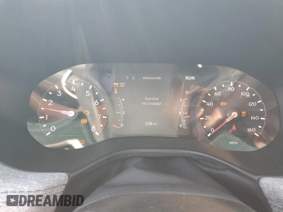 2025 Jeep Compass Sport with VIN 3C4NJDAN0ST534688, listed as a Copart auction lot 53636205 with 528 mi miles and Salvage title. Bid and sale history available at DreamBid. Image 9.
