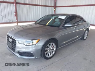 2012 Audi A6 3.0T Prestige with VIN WAUHGAFC6CN080091, listed as a IAAI auction lot 41964023 with 166,334 mi miles. Bid and sale history available at carsss.com. Image 2.