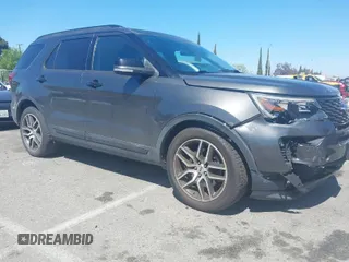 2018 Ford Explorer Sport with VIN 1FM5K8GT0JGA70634, listed as a IAAI auction lot 41862488 with 114,483 mi miles and . Bid and sale history available at DreamBid. Image 1.