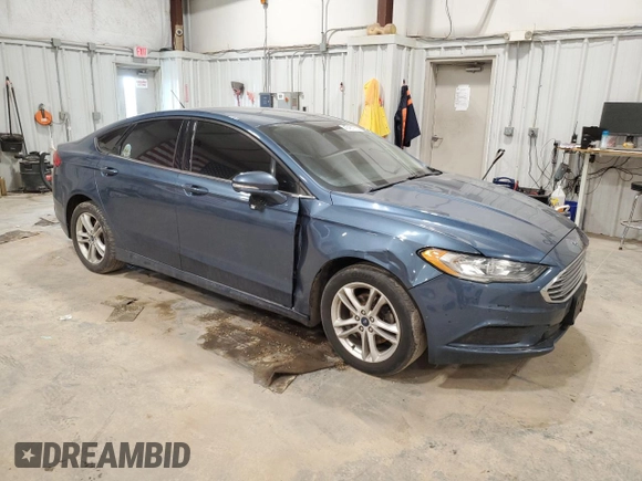 2018 Ford Fusion SE with VIN 3FA6P0H78JR273265, listed as a Copart auction lot 47461165 with Not Provided miles and Non Repairable. Bid and sale history available at DreamBid. Image 4.