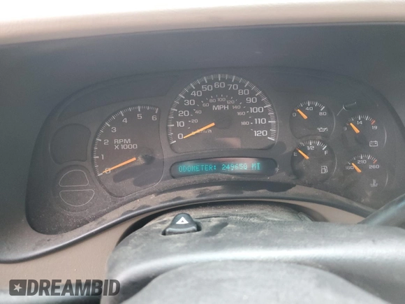 2005 Chevrolet Suburban LT with VIN 3GNEC16Z45G146274, listed as a Copart auction lot 44751375 with 249,658 mi miles and Salvage Title. Bid and sale history available at carsss.com. Image 9.