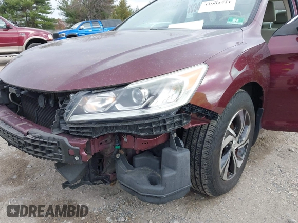 2016 Honda Accord LX with VIN 1HGCR2F37GA144067, listed as a IAAI auction lot 41902711 with 181,389 mi miles and . Bid and sale history available at DreamBid. Image 18.