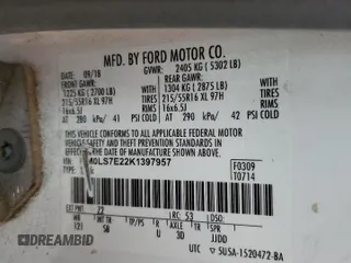 2019 Ford Transit Connect XL with VIN NM0LS7E22K1397957, listed as a Copart auction lot 62169955 with Not provided miles and Clean title. Bid and sale history available at DreamBid. Image 13.