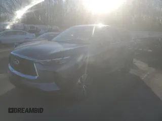 2024 Infiniti QX60 Pure с VIN 5N1DL1ESXRC342409, выставлен на аукционе Copart как лот 86615684 с пробегом 12 602 миль миль и Списание • Salvage title. История ставок и продаж доступна на DreamBid. Изображение 1.