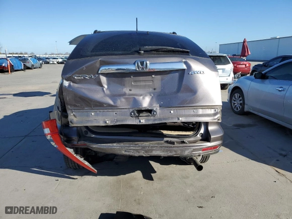 2011 Honda CR-V EX with VIN 5J6RE4H52BL055464, listed as a Copart auction lot 46910575 with 116,863 mi miles and Salvage Title. Bid and sale history available at carsss.com. Image 6.