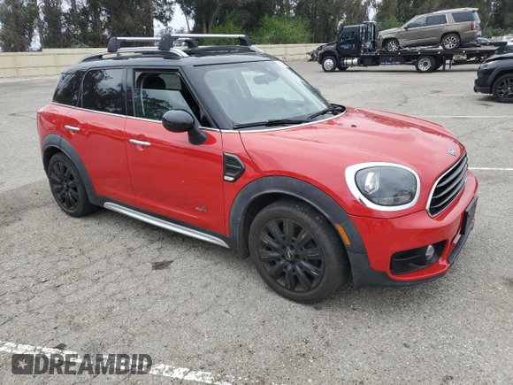 2019 MINI Countryman Cooper with VIN WMZYV5C56K3E82468, listed as a Copart auction lot 55530385 with 71,186 mi miles and Salvage title. Bid and sale history available at DreamBid. Image 4.