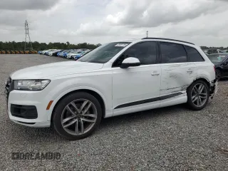 2017 Audi Q7 Prestige z VIN WA1VAAF73HD044179, wystawiony jako Copart lot #59658705 z przebiegiem 77 099 mil mil oraz Szkoda całkowita • Salvage title. Historia ofert i sprzedaży dostępna na DreamBid. Obrazek 1.