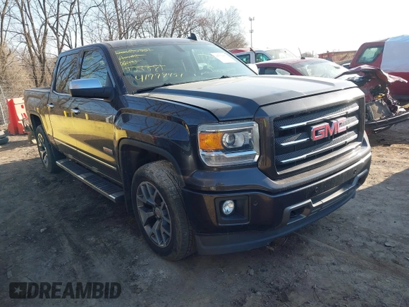 2015 GMC Sierra 1500 SLT with VIN 3GTU2VEC4FG428881, listed as a IAAI auction lot 41779451 with 150,115 mi miles and . Bid and sale history available at DreamBid. Image 1.