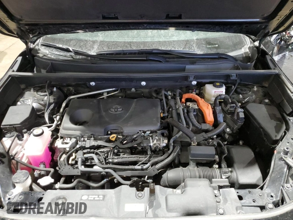 2023 Toyota RAV4 Hybrid XLE Premium with VIN 2T3BWRFV2PW179890, listed as a Copart auction lot 85970954 with 43,153 mi miles and Salvage title. Bid and sale history available at DreamBid. Image 12.