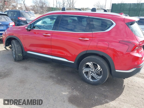 2022 Hyundai Santa Fe SEL with VIN 5NMS3DAJ7NH472301, listed as a IAAI auction lot 41634283 with 17,457 mi miles. Bid and sale history available at carsss.com. Image 3.