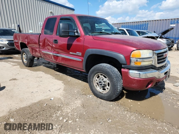 2006 GMC Sierra 2500HD Work Truck with VIN 1GTHK29D66E223055, listed as a Copart auction lot 62826635 with 355,735 mi miles and Non repairable. Bid and sale history available at DreamBid. Image 4.