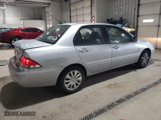 2006 Mitsubishi Lancer ES with VIN JA3AJ26E56U060582, listed as a Copart auction lot 52858905 with 93,046 mi miles and Salvage Title. Bid and sale history available at carsss.com. Image 3.