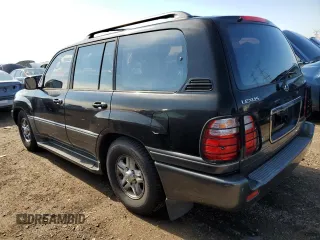 2002 Lexus LX 470 z VIN JTJHT00W923521442, wystawiony jako Copart lot #55936255 z przebiegiem 184 103 mil mil oraz Tytuł czysty. Historia ofert i sprzedaży dostępna na DreamBid. Obrazek 2.