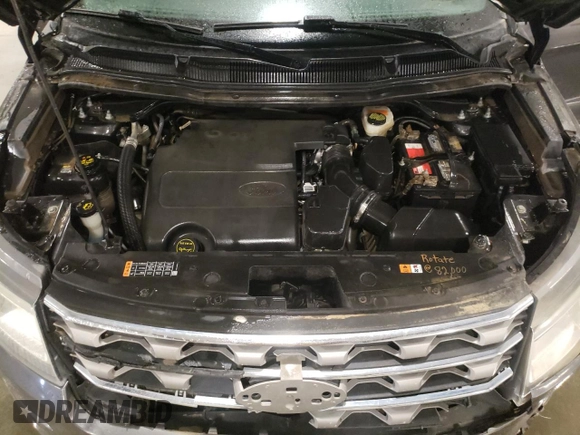2016 Ford Explorer XLT with VIN 1FM5K8D87GGB50523, listed as a Copart auction lot 53870605 with 164,750 mi miles and Salvage Title. Bid and sale history available at carsss.com. Image 12.