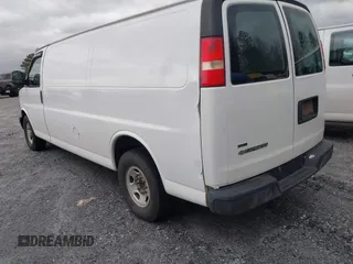 2011 Chevrolet Express Cargo Van with VIN 1GCWGGBA5B1187348, listed as a IAAI auction lot 41684458 with 456,926 mi miles. Bid and sale history available at carsss.com. Image 3.