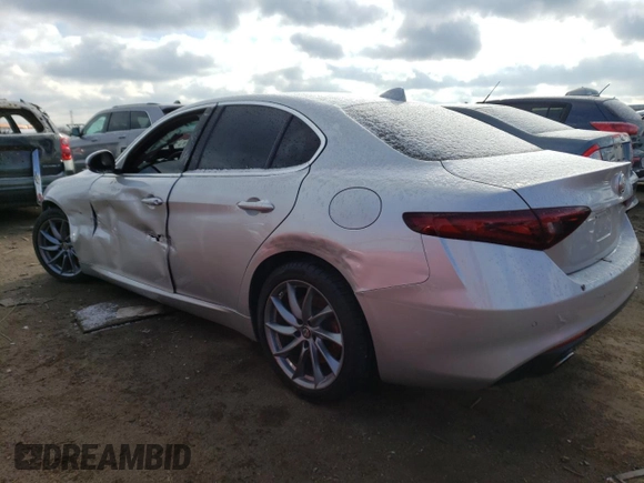 2019 Alfa Romeo Giulia Sport with VIN ZARFAMANXK7609508, listed as a Copart auction lot 66820202 with 28,134 mi miles. Bid and sale history available at carsss.com. Image 2.