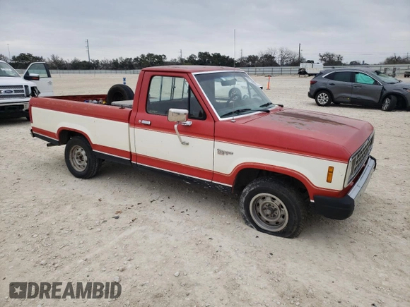 1985 Ford Ranger with VIN 1FTCR10S0FUA07431, listed as a Copart auction lot 87198624 with 88,213 mi miles and Salvage Title. Bid and sale history available at DreamBid. Image 4.