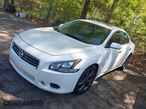 2014 Nissan Maxima SV with VIN 1N4AA5AP5EC497245, listed as a IAAI auction lot 42071331 with 127,757 mi miles and . Bid and sale history available at DreamBid. Image 2.