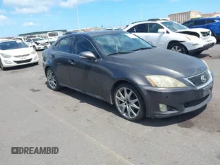 2009 Lexus IS 250 with VIN JTHBK262792093946, listed as a IAAI auction lot 42576371 with 154,615 mi miles and . Bid and sale history available at DreamBid. Image 1.
