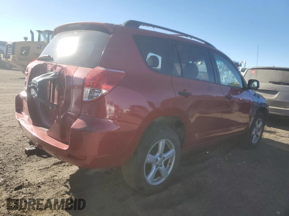 2008 Toyota RAV4 with VIN JTMZK33V886010343, listed as a Copart auction lot 87068124 with 225,711 mi miles and Salvage Title. Bid and sale history available at carsss.com. Image 3.