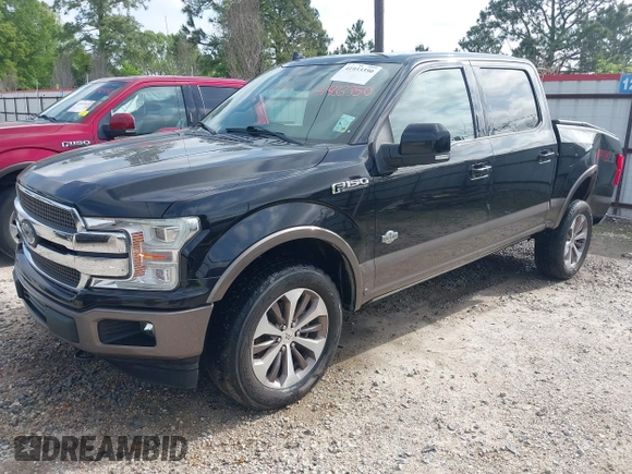 2019 Ford F-150 XL with VIN 1FTEW1E54KFA52729, listed as a IAAI auction lot 41933350 with 92,678 mi miles. Bid and sale history available at carsss.com. Image 17.