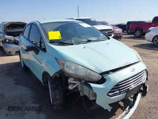 2017 Ford Fiesta SE with VIN 3FADP4BJ7HM150339, listed as a IAAI auction lot 42007084 with 109,334 mi miles. Bid and sale history available at carsss.com. Image 1.