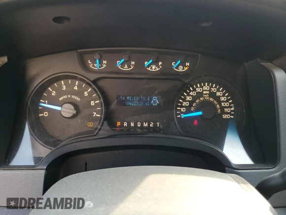 2014 Ford F-150 XL with VIN 1FTFX1CF9EKF53155, listed as a Copart auction lot 44654795 with 186,227 mi miles and Clean Title. Bid and sale history available at carsss.com. Image 9.