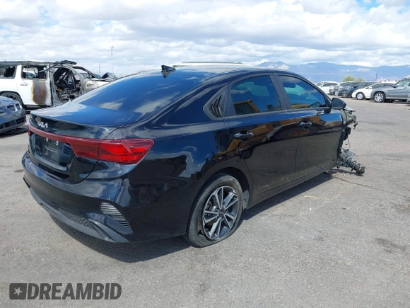 2023 Kia Forte LXS with VIN 3KPF24AD3PE651590, listed as a IAAI auction lot 41713050 with 29,727 mi miles. Bid and sale history available at carsss.com. Image 4.
