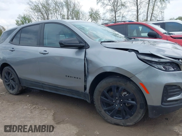 2023 Chevrolet Equinox LS with VIN 3GNAXHEG3PL157644, listed as a IAAI auction lot 42126834 with 18,942 mi miles and . Bid and sale history available at DreamBid. Image 13.