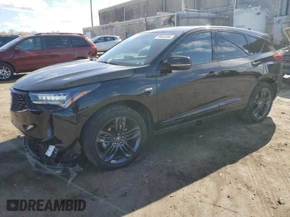 2023 Acura RDX w/A-Spec Package z VIN 5J8TC2H6XPL020632, wystawiony jako Copart lot #79442494 z przebiegiem 21 842 mil mil oraz Szkoda całkowita • Salvage title. Historia ofert i sprzedaży dostępna na DreamBid. Obrazek 1.