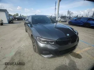 2022 BMW 3 Series 330i xDrive with VIN 3MW5R7J02N8C25100, listed as a Copart auction lot 48193255 with 37,122 mi miles and Salvage Title. Bid and sale history available at carsss.com. Image 11.