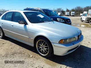 2001 BMW 5 Series 540iA with VIN WBADN63401GM71687, listed as a IAAI auction lot 41484756 with 1 mi miles. Bid and sale history available at carsss.com. Image 1.