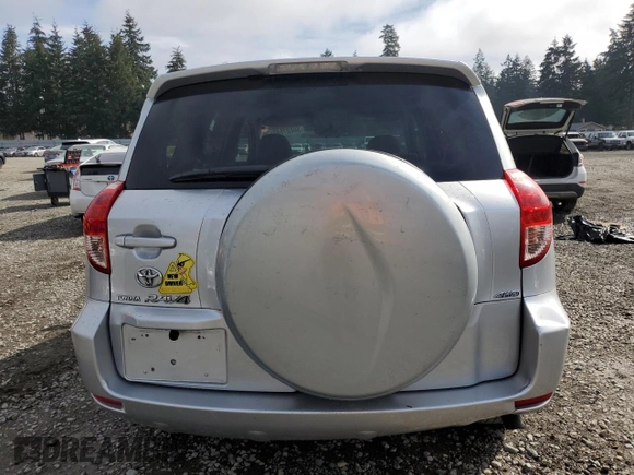 2007 Toyota RAV4 with VIN JTMBD33V075071329, listed as a Copart auction lot 50227585 with 0 mi miles and Salvage Title. Bid and sale history available at carsss.com. Image 6.
